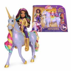 Spin Master Unicorn Academy - Sophia und Licht-Magie Wildstar Deluxe Set, 28 cm Einhorn mit Lichteffekten und Musik, 24 cm Ankleidepuppe, passend zur Netflix Serie, ab 4 Jahren 