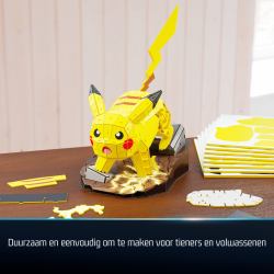 Spin Master 4D Build - Pokémon Pikachu - detailreicher 3D-Modellbausatz 
