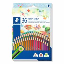 Staedtler Noris colour 187 Schwarz, Blau, Bordeaux, Braun, Cyan, Grün, Grau, Hellblau, Hellgrün, Hellgrau, Magenta, Malve, Orange, Pfirsich, Pink, Violett, Rot, Sepia, Türkis, Violett, Weiß, Gelb 36 Stück[e] 