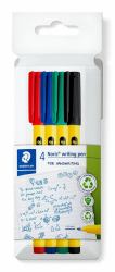 Staedtler Noris writing pen 307 Fineliner Schwarz, Blau, Grün, Rot 4 Stück[e] 