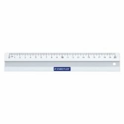 Staedtler Mars 563 Schreibtisch-Lineal 200 mm Aluminium Weiß 