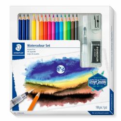 Staedtler 146 10C Schwarz, Blau, Bordeaux, Braun, Grün, Hellblau, Hellgrün, Malve, Orange, Pfirsich, Rot, Gelb 15 Stück[e] 