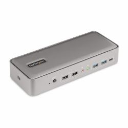 StarTech.com Dual Monitor USB-C KVM Dockingstation für Zwei Laptops, 2x 4K 60Hz DisplayPort Monitore Dock/KVM Switch, 5x USB, 90W/45W Power Delivery für zwei Notebooks, USB-C KVM, Windows/macOS 
