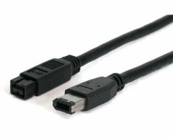 StarTech.com 6 ft 1394b Firewire Cable 9-6 Pin M-M 1,8 m Schwarz 