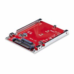 StarTech.com M.2 auf U.3 Adapter für M.2 NVMe SSDs, PCIe M.2 Laufwerk zu 2,5 Zoll U.3 [SFF-TA-1001] Host-Adapter/Konverter, M.2 SSD NVMe Gehäuse mit U3 Anschluss, TAA-konform - 2,5 Zoll Formfaktor 