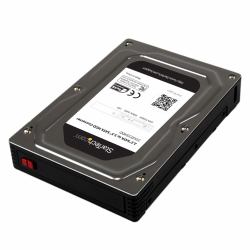 StarTech.com 2,5" auf 3,5" Aluminium SATA Festplattengehäuse für HDD/SSD bis 12,5mm 