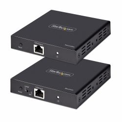 StarTech.com 4K HDMI Extender über CAT5/CAT6 Kabel, 4K 60Hz HDR Video Extender/HDMI Verlängerung bis zu 70 m, HDMI über Ethernet Kabel/HDMI auf RJ45, S/PDIF Audio Out, HDMI Extender Kit [Sender und Empfänger] 