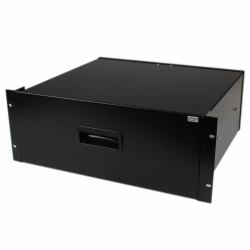 StarTech.com 4HE Rackschublade für 19" Rack aus Stahlblech in Schwarz 