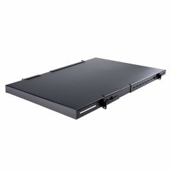 StarTech.com 1HE Verstellbares Server Rack Fachboden - 150 kg - Verstellbare Einbautiefe 49,5 bis 97,4 cm - Universales Ablagefach für 19 Zoll AV, Netzwerk und Server Racks/Schränke - 70 cm tief 