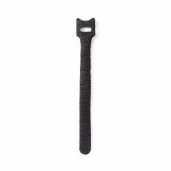 StarTech.com 15 cm Klettkabelbinder Set - 50 Stück - Schwarze Wiederverwendbare Kabelbinder, Einstellbar und Flexibel - Kabelbinder Klettverschluss für Kabelmanagement - Klettband Kabel Organizer 