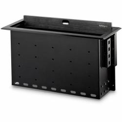 StarTech.com Dual-Modul Tischanschlussfeld für Konferenztische mit Kabelmodul 