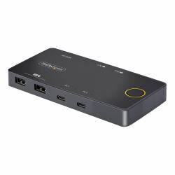 StarTech.com C2-H46-UC2-PD-KVM Tastatur/Video/Maus [KVM]-Switch Schwarz 