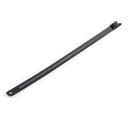 StarTech.com Metall-Kabelbinder 225x7 mm, nylonbeschichteter 316er Edelstahl, selbstsichernde metalldetektierbare Kabelbinder, 45 kg Zugfestigkeit, 50 Stück 