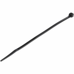 StarTech.com 100er-Pack 15cm Kabelbinder - 3,6mm breit, 39mm Bündeldurchmesser, 18kg Zugkraft, Nylon Kabelbinder, UL Listed, schwarz - TAA 