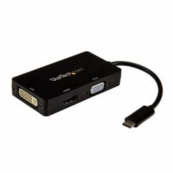 StarTech.com USB-C Multiport Adapter - 3-in-1 USB-C auf HDMI, DVI oder VGA 