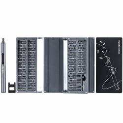 StarTech.com Elektrischer Mini-Schraubendreher - Mini-Akkuschrauber für Elektronik-, Laptop-, Computer-, Tablet- & Telefon-Reparaturen - 55 Bits - LED - Magnetisch - Kabellos 