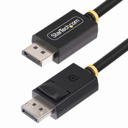 StarTech.com 1m DisplayPort 2.1 Kabel, VESA-zertifiziert DP80 DisplayPort Kabel mit UHBR20/HDR/DSC 1.2a/HDCP 2.2, 16K/8K 60Hz, 4K 240Hz, 80Gbps DP Kabel, UHD DP Monitor Kabel/Bildschirmkabel, M/M 