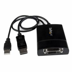 StarTech.com DisplayPort auf Dual Link DVI Aktiv Konverter mit Stromversorgung über USB 