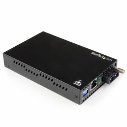 StarTech.com 1000 Mbit/s Gigabit Ethernet LWL / Glasfaser SC Medienkonverter 40 km 