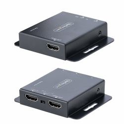 StarTech.com HDMI Ethernet Extender über CAT6/CAT5, 4K 30Hz/40 m oder 1080p/70 m, HDMI over Ethernet/IP Extender, HDMI Lan Transmitter und Receiver Kit, HDMI Verlängerung, IR 