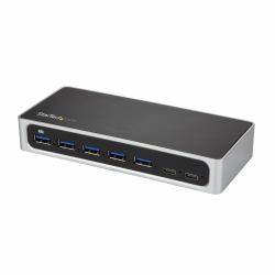 StarTech.com 7 Port USB-C Hub mit Schnellladeanschluss - USB-C auf 5x USB-A 2x USB-C [USB 3.0 SuperSpeed 5Gbps] - USB 3.2 Gen 1 Typ-C Hub mit Eigenstromversorgung und Netzadapter - Desktop/Laptop Hub 