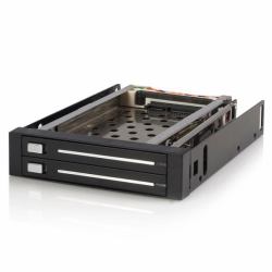 StarTech.com 2-Bay SATA Hot Swap Wechselrahmenohne Schublade für 2,5 Zoll Festplatten - 2x 2,5 Zoll Festplatten Backplane 
