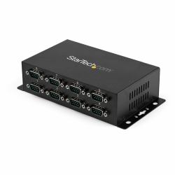 StarTech.com 8 Port USB auf Seriell RS-232 Adapter Hub - DIN-Schienen und Wandmontage fähig 