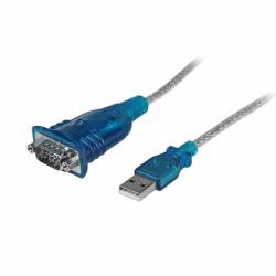 StarTech.com 1 Port USB auf Seriell RS232 Adapter - Prolific PL-2303 - USB auf DB9 Seriell Adapter Kabel - RS232 Seriell Konverter 