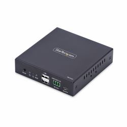 StarTech.com HDMI KVM Receiver over IP-Netzwerk für IH2006 Produktreihe, 4K 60Hz, Tastatur/Video/Maus, Treiberlos, mit Montagesatz, Empfänger für 4K HDMI KVM Extender 