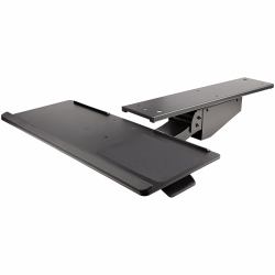 StarTech.com Tastaturablage - Full Motion und höhenverstellbare Tastatur- und Mausablage, 25 x 66 cm - Ergonomische Schreibtischhalterung für Computertastatur mit Mauspad und Handgelenkauflage - neig- und drehbar 