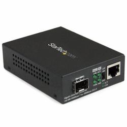 StarTech.com Gigabit Ethernet Glasfaser Medienkonverter mit offenem SFP Steckplatz 