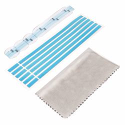 StarTech.com Sichtschutz Halterung, universelles Montagesatz für Blickschutzfolie/Sichtschutzfolie mit Klebepads,Klebestreifen und Kleberahmen, Sichtschutz Ersatz Montage Set[Sichtschutzfolie nicht enthalten] 