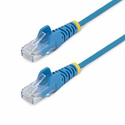 StarTech.com 2,5 m Cat6-Kabel - Schlank - Snagless RJ45-Anschlüsse - Blau 