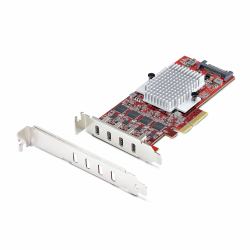 StarTech.com 4-Port USB-C PCIe Karte, USB 3.2 Typ-C 10Gbps Steckkarte, USB-C PCI Express 3.0 Erweiterungskarte, 4x Separate USB-Kontroller, Windows/Linux/macOS, TAA 
