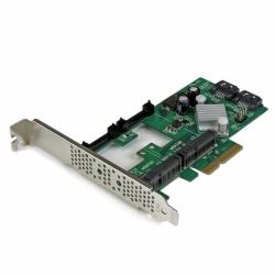 StarTech.com 2 Port PCI Express 2.0 SATA III 6Gb/s Raid Controller Karte mit 2 mSATA Anschlüssen und HyperDuo SSD Tiering 