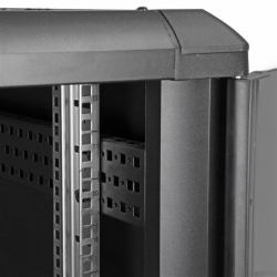 StarTech.com 22HE Enterprise Server Rack-Schrank, 19 Zoll 4-Pfosten Serverschrank, 83cm Montagetiefe, 800kg Traglast 