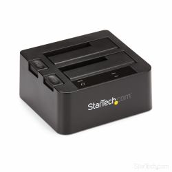 StarTech.com USB 3.1 [10 Gbit/s] Dual-bay Festplatten Dockingstation für 2,5" / 3,5" SATA SSD / HDD 