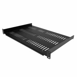 StarTech.com 1HE 19 Zoll Fachboden für netzwerk schrank - Freitragende perforierte Rack ablage für Serverschrank/Rack - Frontmontage - Belastbarkeit 25kg - 30,5cm tiefe - belüftet 