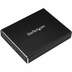 StarTech.com Dual Slot Festplattengehäuse für M.2 NGFF SATA SSDs - USB 3.1 [10Gbit/s] - RAID 