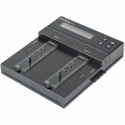 StarTech.com Selbständiger M.2 SATA & M.2 NVMe Duplikator und Löscher - SATA/SSD Festplatten klonen/löschen für M.2 PCIe AHCI/NVMe, M.2 SATA, 2.5/3.5" SATA Laufwerke - HDD cloner, TAA 