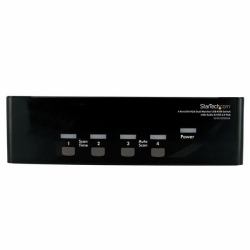 StarTech.com 4 Port DVI KVM USB Switch - 4-fach DVI Umschalter mit USB Hub 
