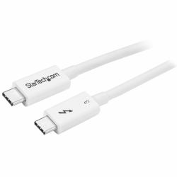StarTech.com 50cm Passives Thunderbolt 3 Kabel, 40Gbps, 100W PD, 4K/5K Video, Thunderbolt Kabel, Kompatibel mit USB4/DP Alt Mode, Thunderbolt 4, USB 3.2/Typ-C 