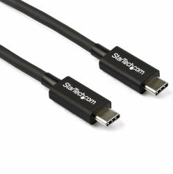 StarTech.com 80cm Passives Thunderbolt 3 Kabel, 40Gbps, 100W PD, 4K/5K Video, Thunderbolt Kabel, Kompatibel mit USB4/DP Alt Mode, Thunderbolt 4, USB 3.2/Typ-C 
