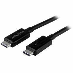 StarTech.com 1m Passives Thunderbolt 3 Kabel, 20Gbps, 100W PD, 4K Video, Thunderbolt Kabel, Kompatibel mit USB4/DP Alt Mode, Thunderbolt 4, USB 3.2/Typ-C 