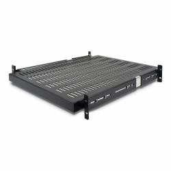 StarTech.com 2HE ausziehbarer Rack-Fachboden belüftet - 22.7kg 