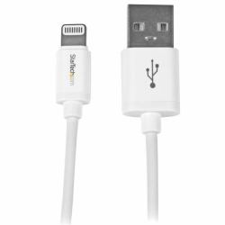 StarTech.com 1m Apple 8 Pin Lightning Connector auf USB Kabel - Weiß - USB Kabel für iPhone / iPod / iPad 