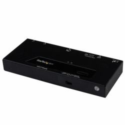 StarTech.com 2 Port HMDI Switch / Verteiler - Automatische Umschaltung mit IR-Fernbedienung - 1080p 