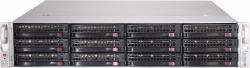 Supermicro CSE-826BE2C-R609JBOD Disk-Array Rack [2U] Schwarz 