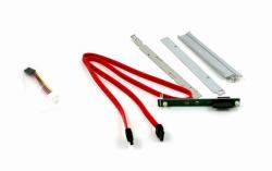 Supermicro MCP-220-81502-0N Montage-Kit Schwarz Kunststoff, SECC 