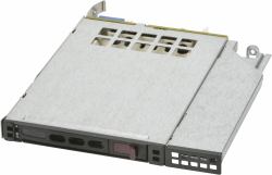Supermicro MCP-220-81506-0N Hard Drive Backplane 2.5" Carrier Panel Schwarz, Metallisch 